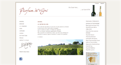 Desktop Screenshot of parfumdevigne.ch